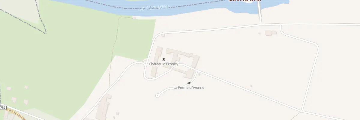 Plan du 1 Château d’Echoisy à Cellettes