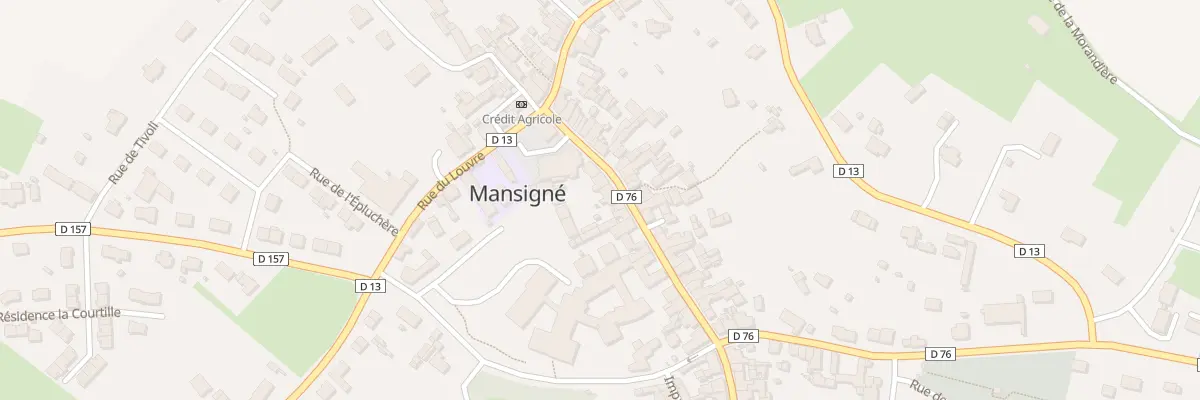Plan du 6 Rue Principale à Mansigné