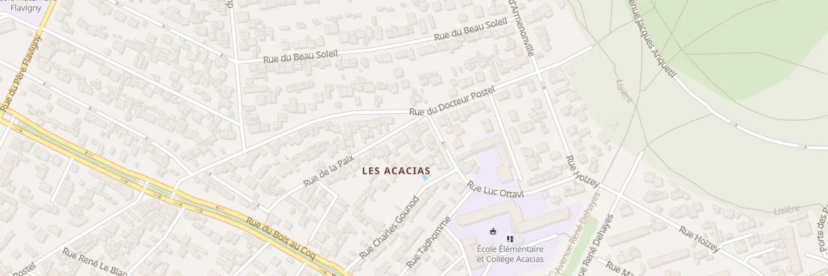 Plan du 40 Rue de la Paix au Havre