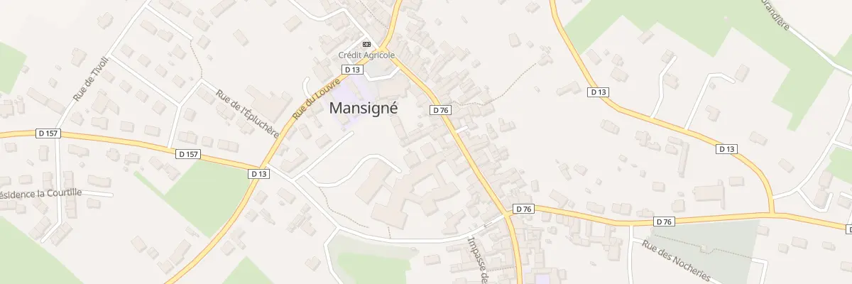 Plan du 14 Rue Principale à Mansigné