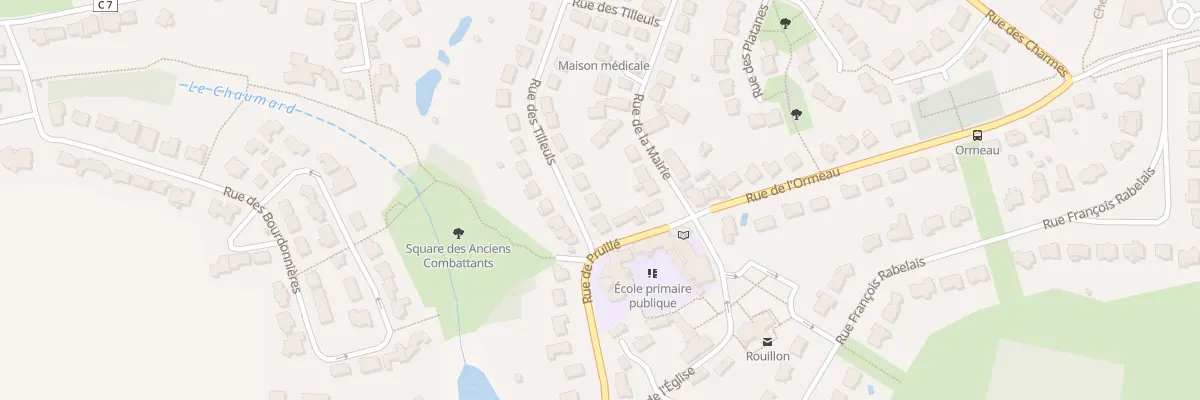 Plan du 4 Rue des Tilleuls à Rouillon