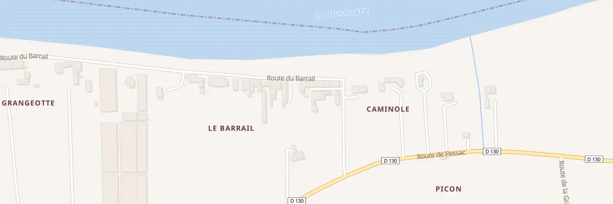 Plan du 5 Le Barrail à Eynesse