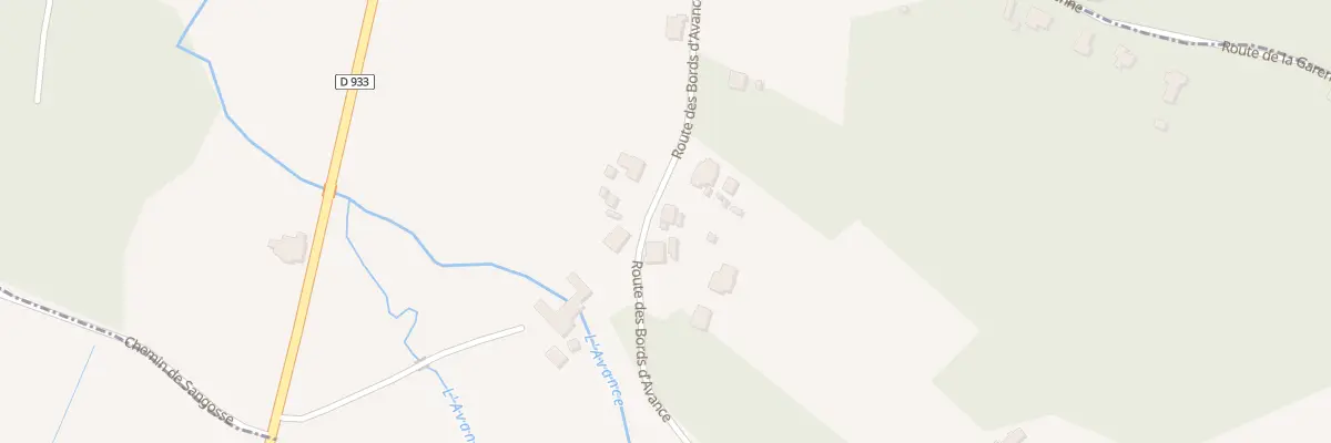 Plan du 1722 Rte des Bords d’Avance à Sainte-Marthe