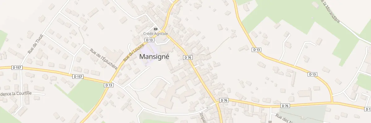 Plan du 10 Rue Principale à Mansigné
