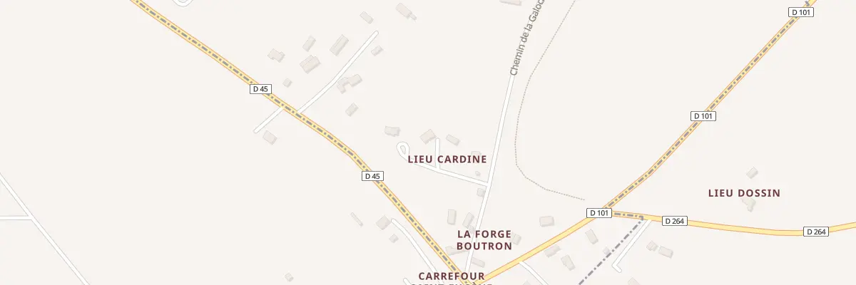 Plan du 5313 Lieu Cardine à Clarbec