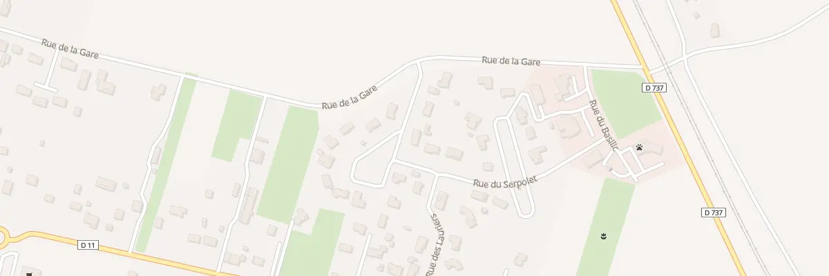Plan du 5 Rue du Serpolet à La Boixe