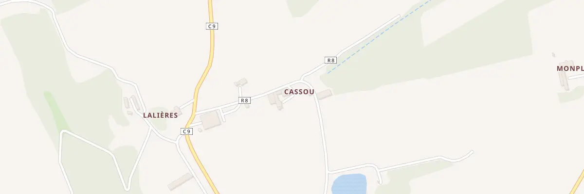 Plan du 172 Che de Cassou à Marciac
