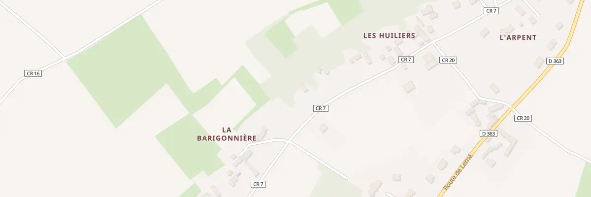 Plan du 54 Val de Verrière à Thizay