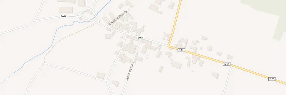 Plan du 1 Rte de la Butte des Chardons à Juillé