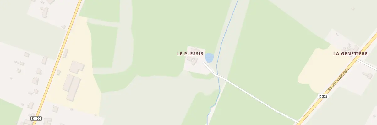Plan du 1 Le Plessis à Guécélard