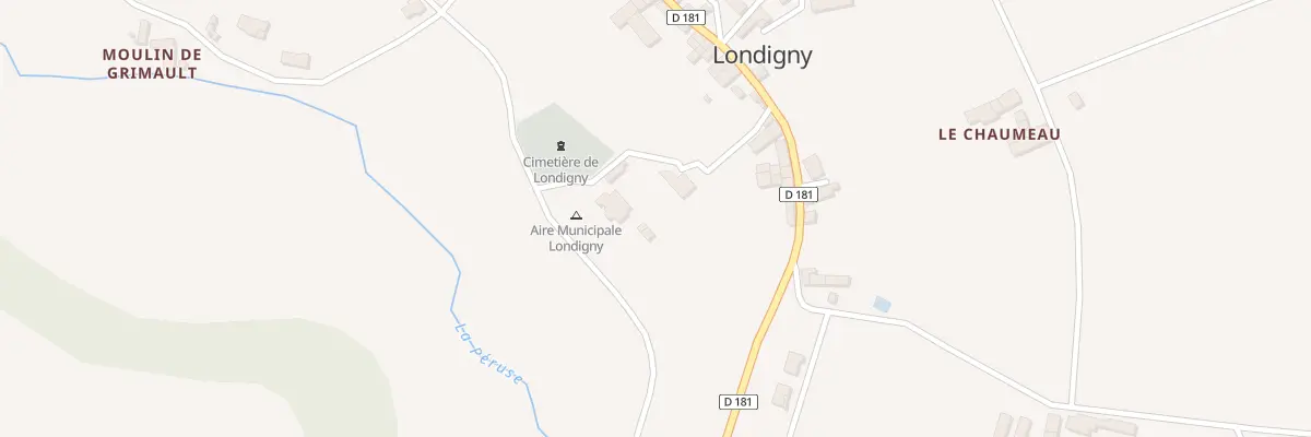 Plan du 3 Rue de l’Eglise à Londigny