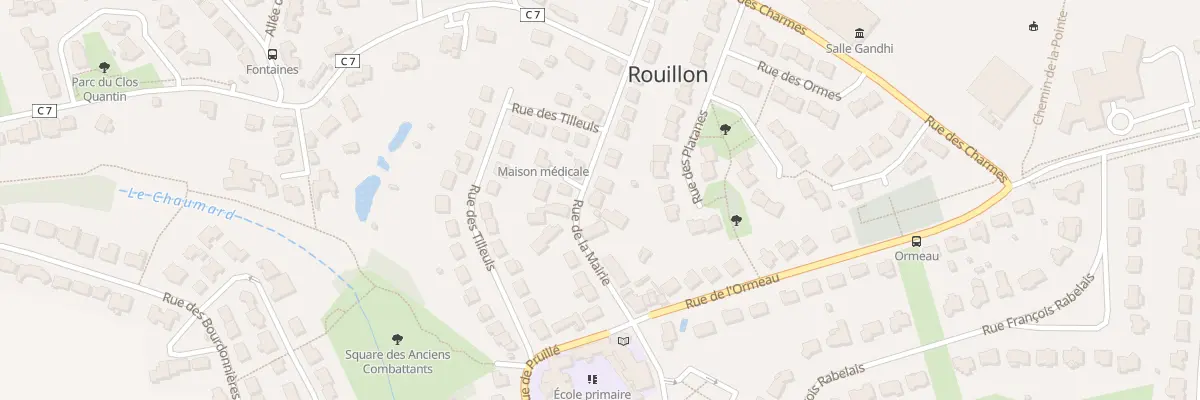 Plan du 8B Rue de la Mairie à Rouillon