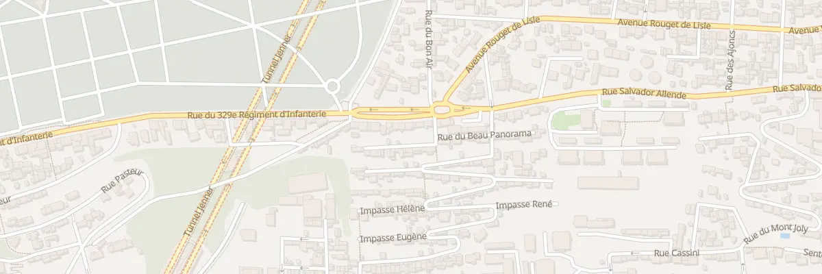 Plan du 94 Rue Salvador Allende au Havre