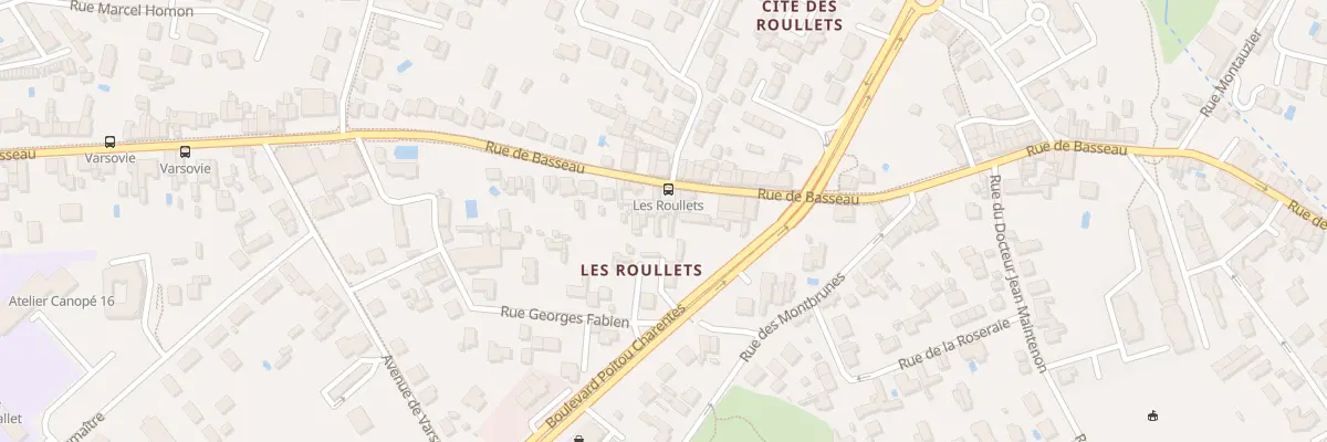 Plan du 109 Rue de Basseau à Angoulême