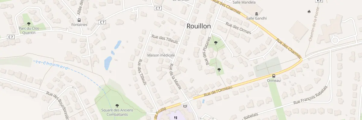 Plan du 10 Rue de la Mairie à Rouillon