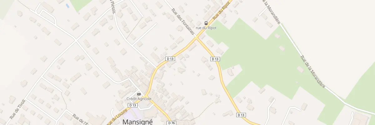 Plan du 12 Rue des Courbes à Mansigné