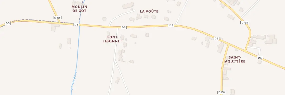 Plan du 33 Sainte Acquitière à Chadurie