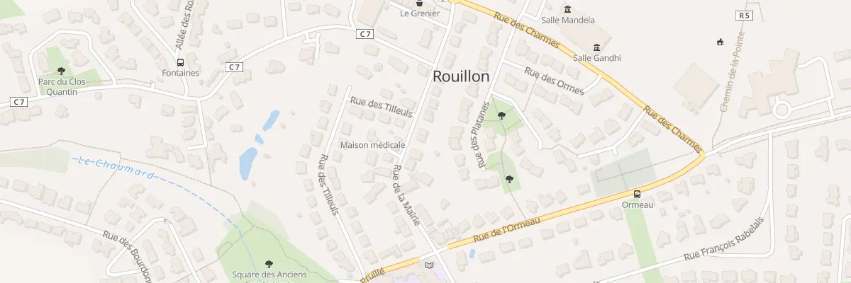 Plan du 12 Rue de la Mairie à Rouillon