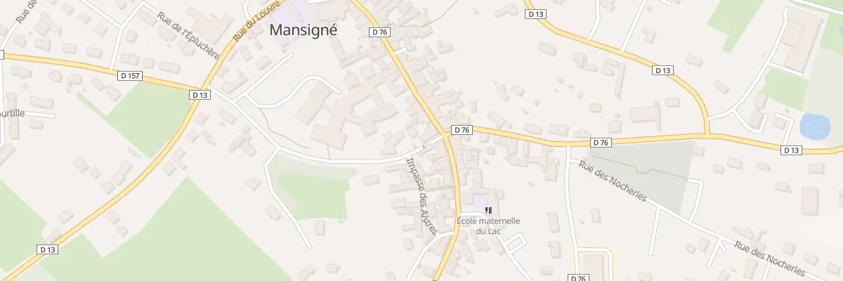 Plan du 28 Rue Principale à Mansigné