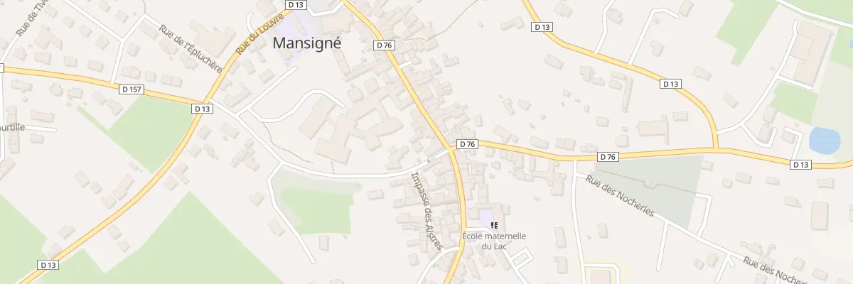 Plan du 26 Rue Principale à Mansigné