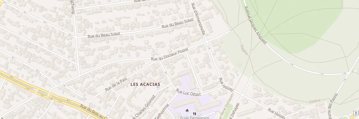 Plan du 120 Rue Doc Postel au Havre