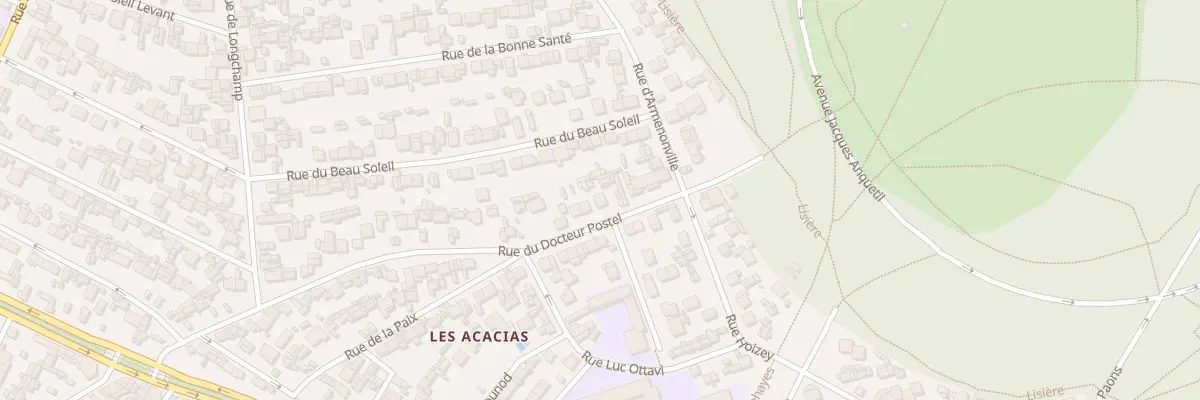 Plan du 125 Rue Doc Postel au Havre