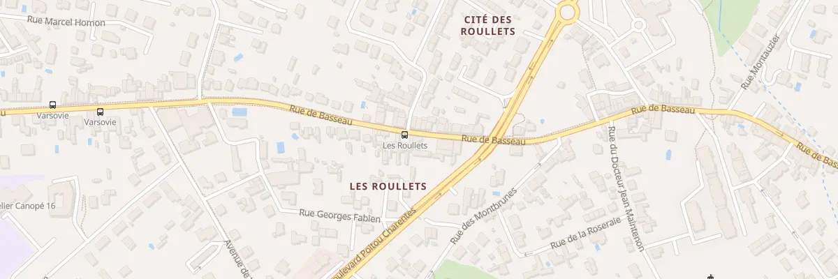 Plan du 105 Rue de Basseau à Angoulême
