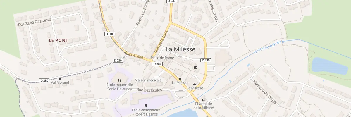 Plan du 4 Rue de Luxembourg à La Milesse
