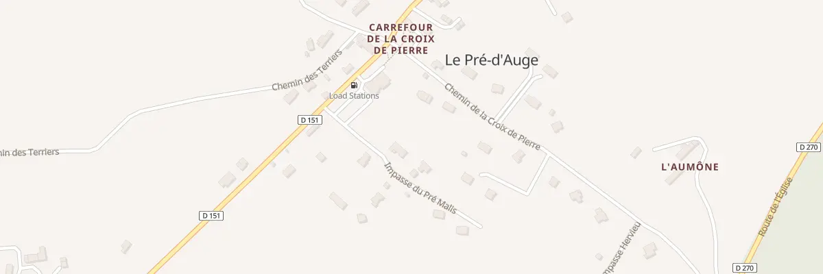 Plan du 1 Imp du Pré Malis au Pré-d’Auge