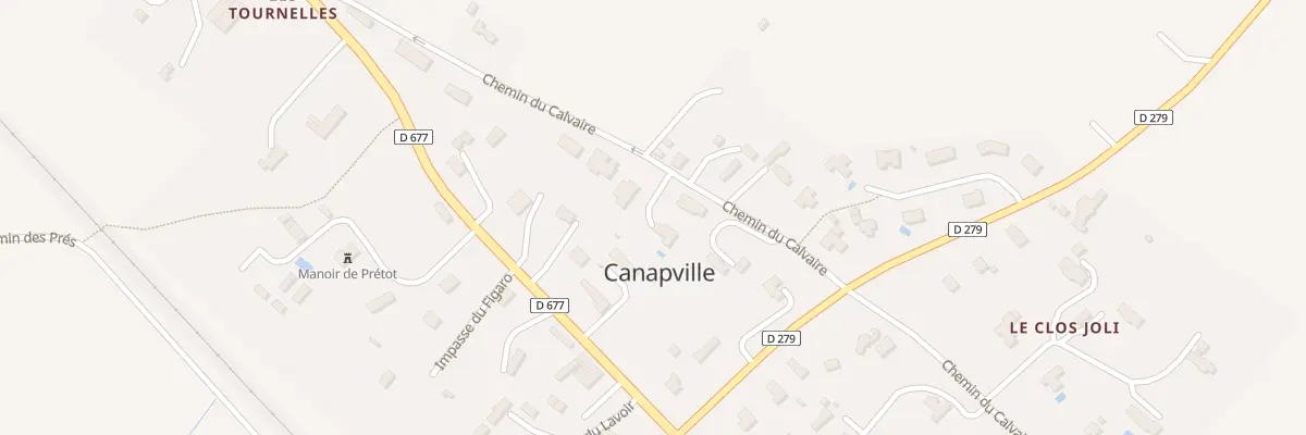 Plan du 10B Le Calvaire à Canapville