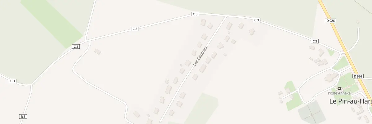 Plan du 12 Les Gautrais au Pin-au-Haras