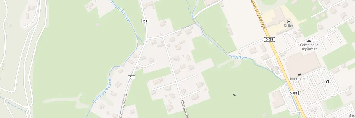 Plan du 7 Che du Lerc à Pouzac