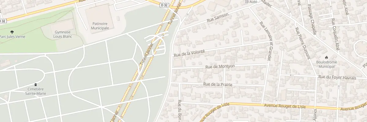 Plan du 3 Rue Montyon au Havre