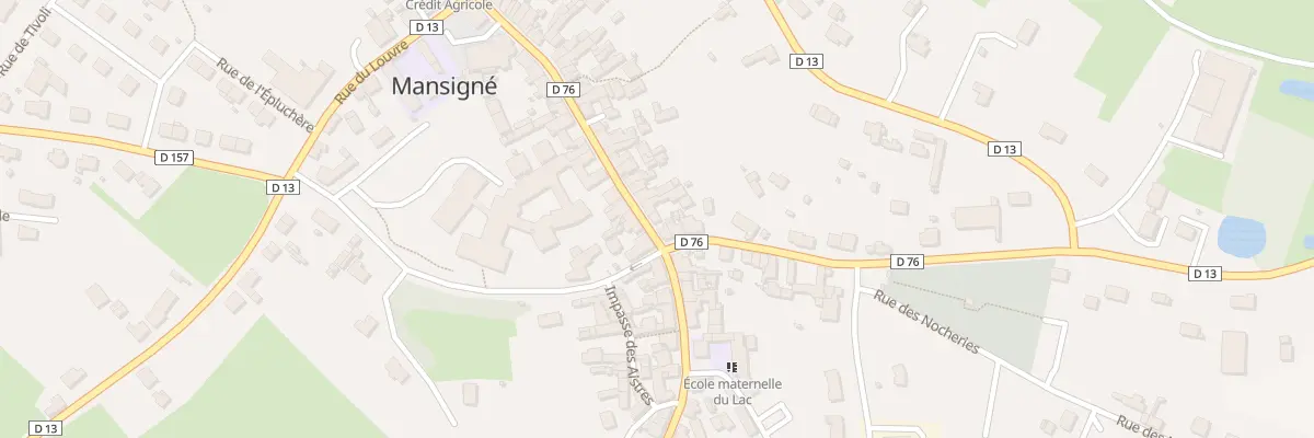 Plan du 61 Rue Principale à Mansigné