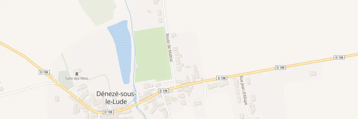 Plan du 8 Rte de Maltrai (Deneze Ss Lude à Noyant-Villages
