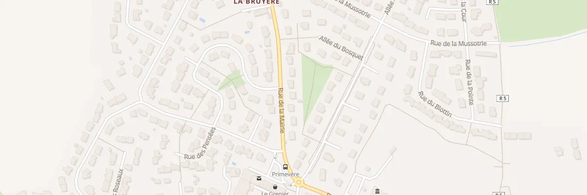 Plan du 38 Rue de la Mairie à Rouillon