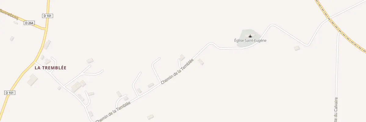 Plan du 5099 La Tremblee à Formentin
