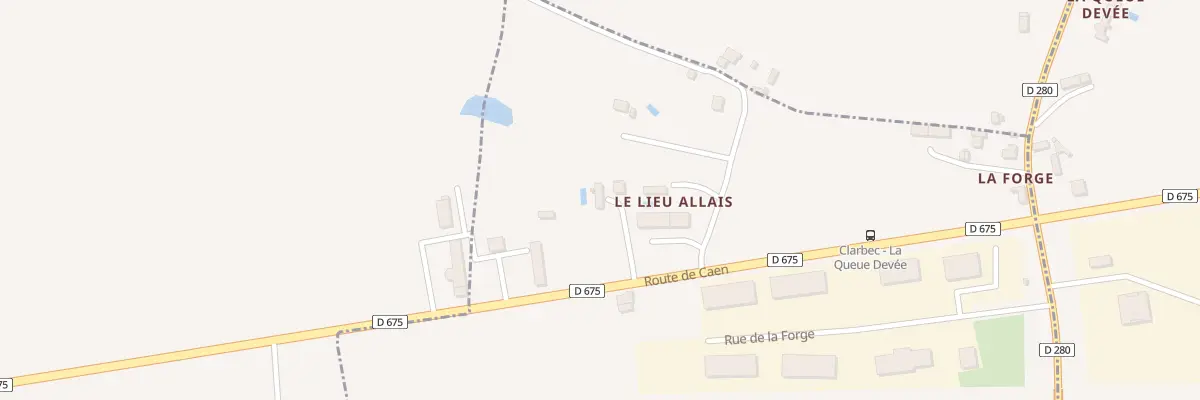 Plan du 5042 Le Lieu Allais à Clarbec