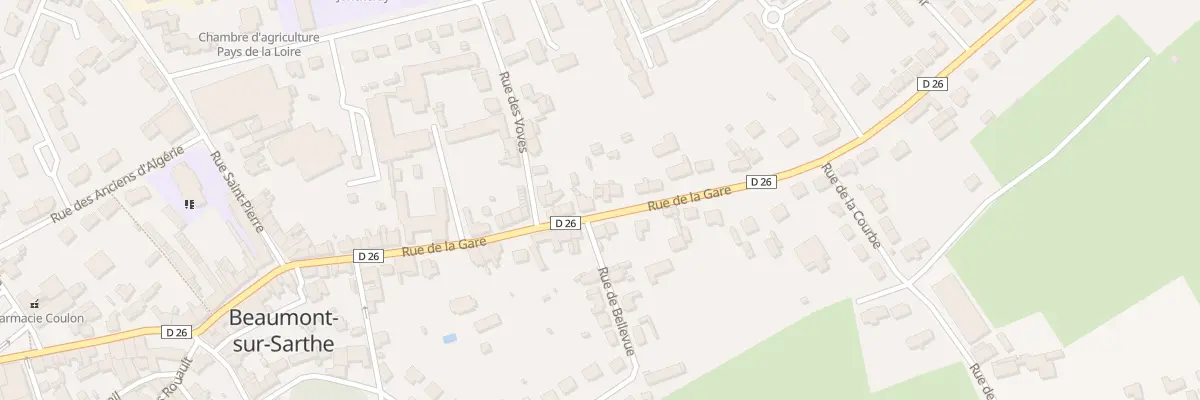 Plan du 59 Rue de la Gare à Beaumont-sur-Sarthe