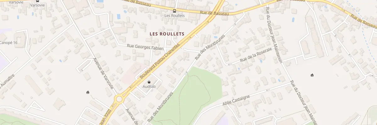 Plan du 1 Imp Georges Fabien à Angoulême