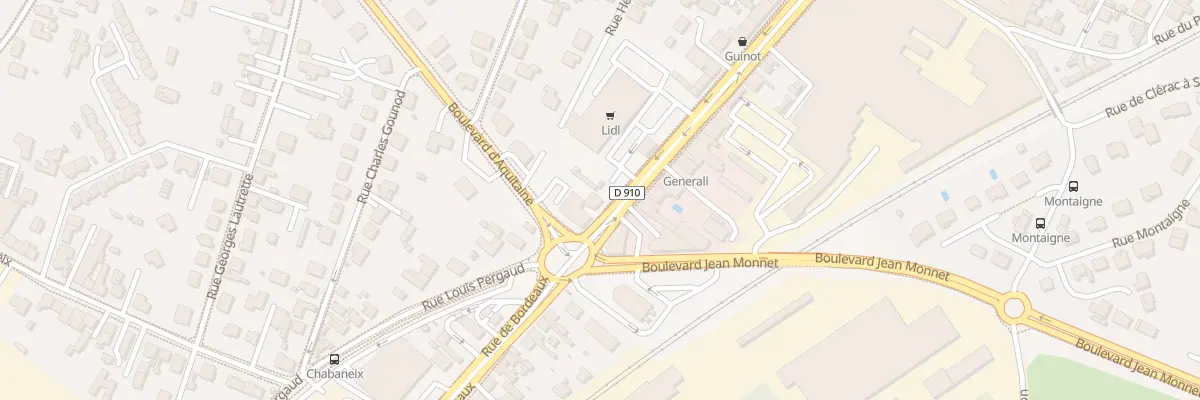 Plan du 418 Rue de Bordeaux à Angoulême
