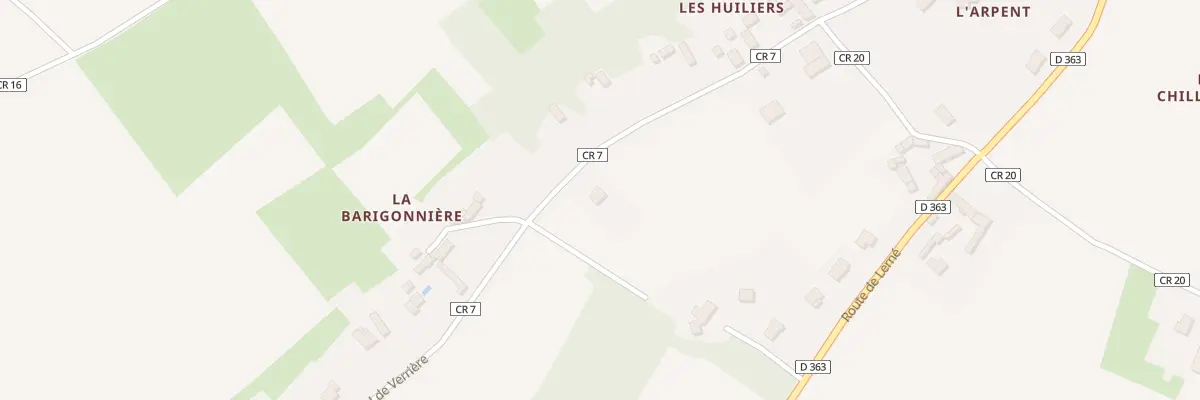 Plan du 31 Val de Verrière à Thizay