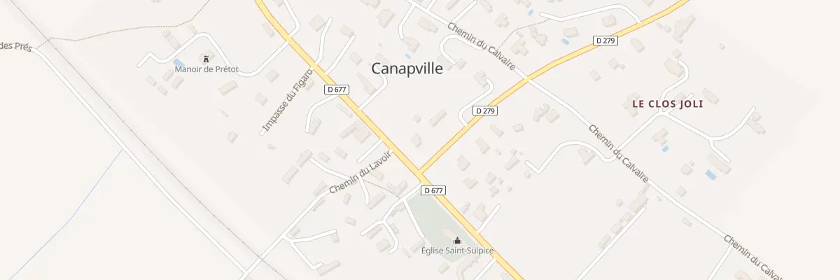 Plan du 5078 Le Bourg à Canapville