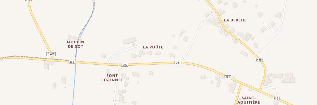 Plan du 26 Sainte Acquitière à Chadurie