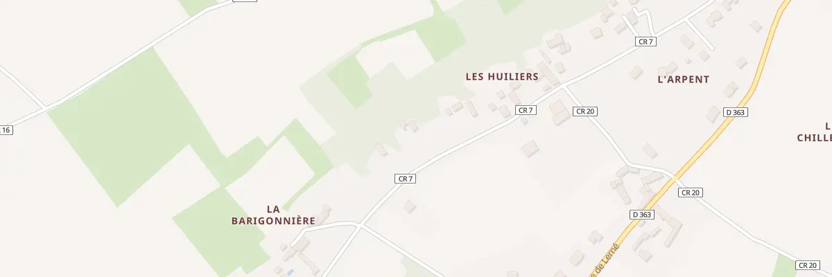 Plan du 52 Val de Verrière à Thizay