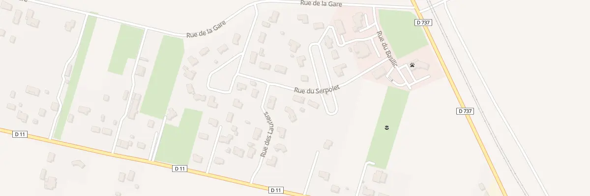 Plan du 22 Rue du Serpolet à La Boixe