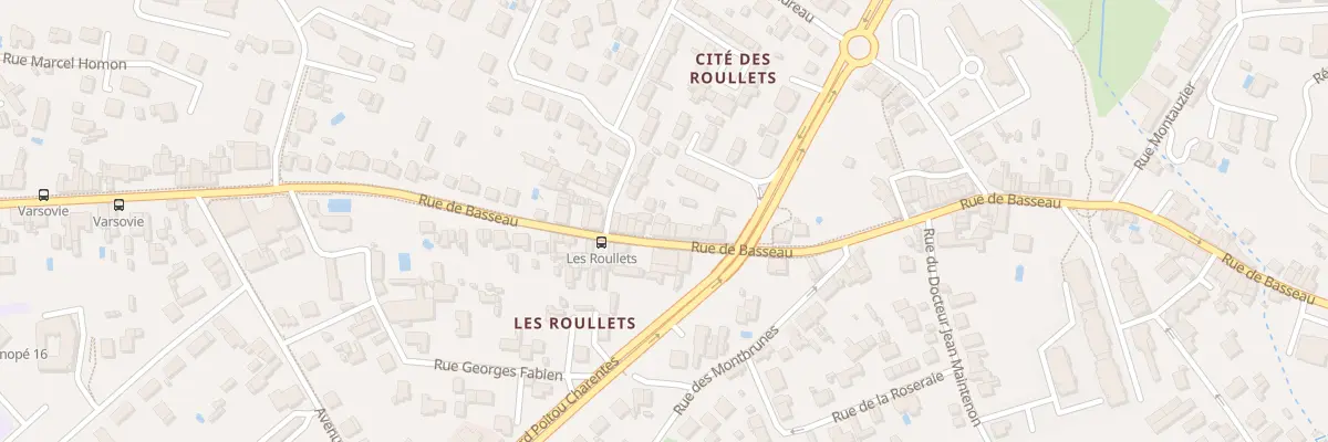 Plan du 134T Rue de Basseau à Angoulême