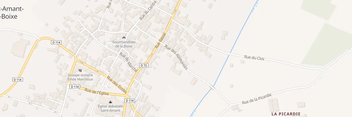 Plan du 6 Rue des Abreuvoirs à Saint-Amant-de-Boixe