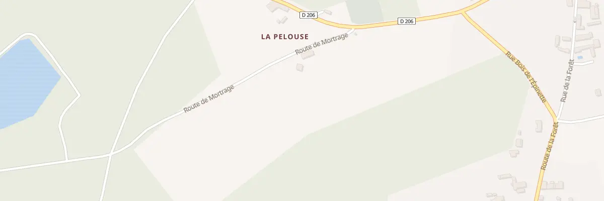 Plan du 5136 La Pelouse à Courléon