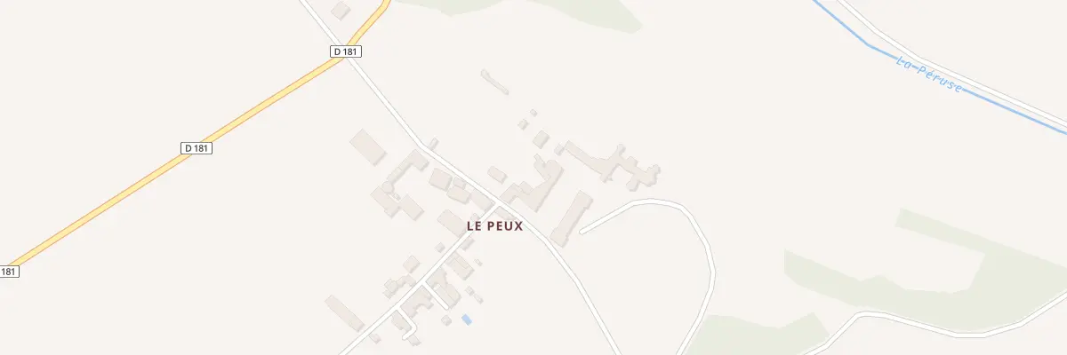 Plan du 5105 Le Peux à Londigny